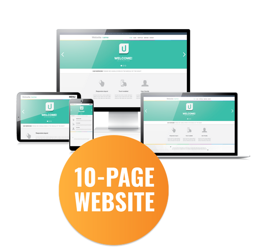 10 Page Website Development (Mockup Included
